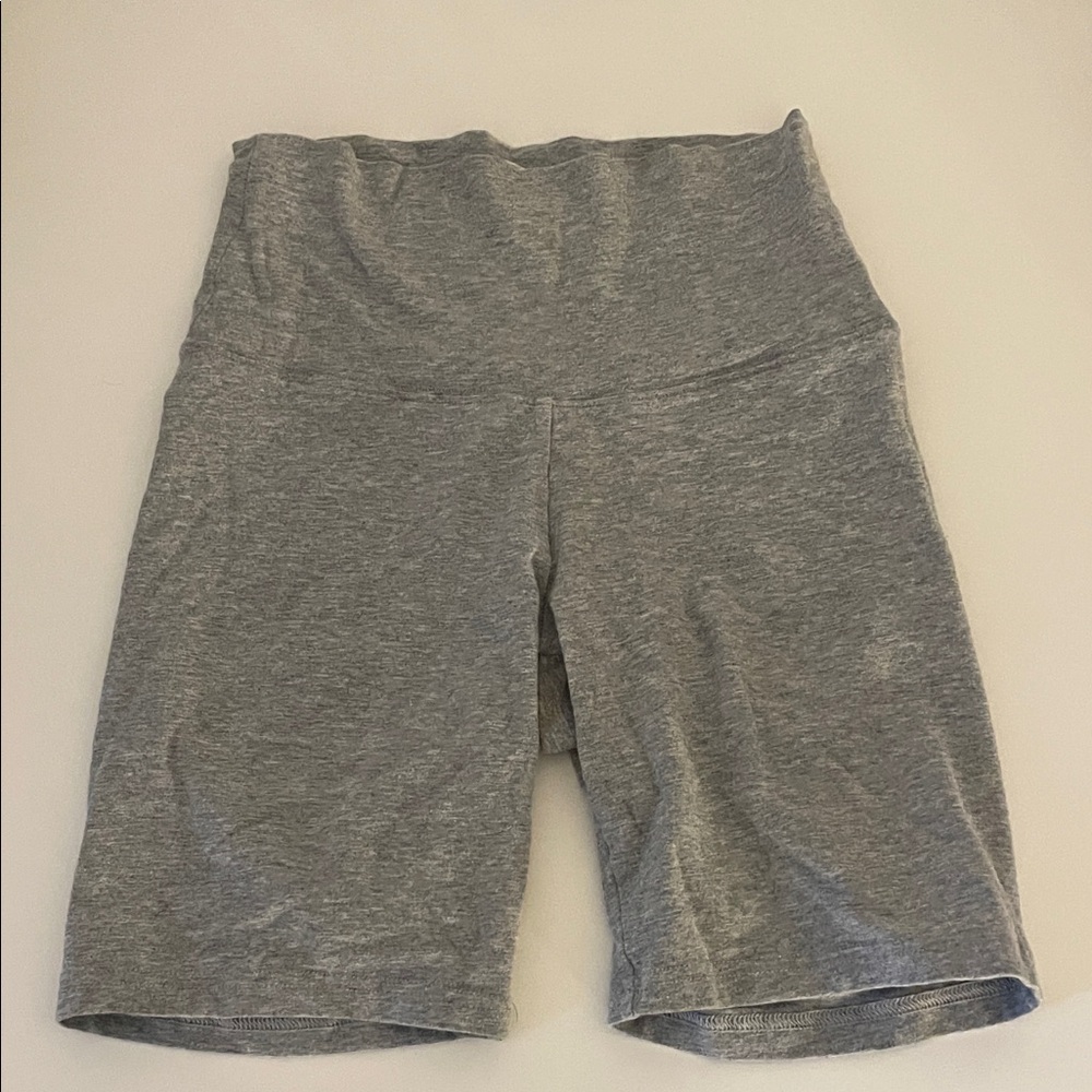 TNA Heather Gray Bike Shorts